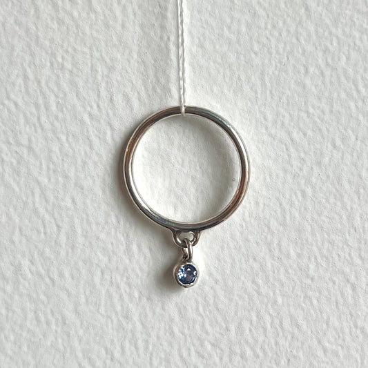 Charm Stacking Ring- Tanzanite