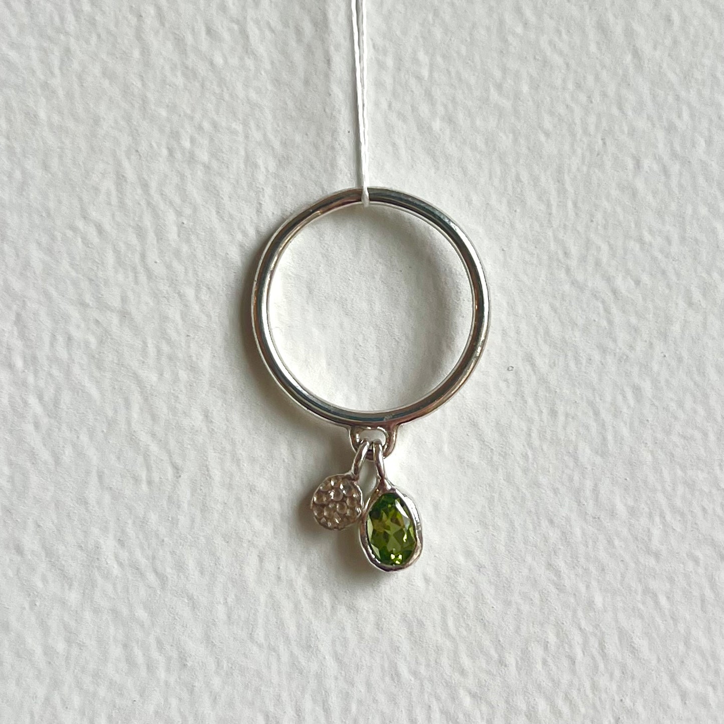 Charm Stacking Ring- Peridot