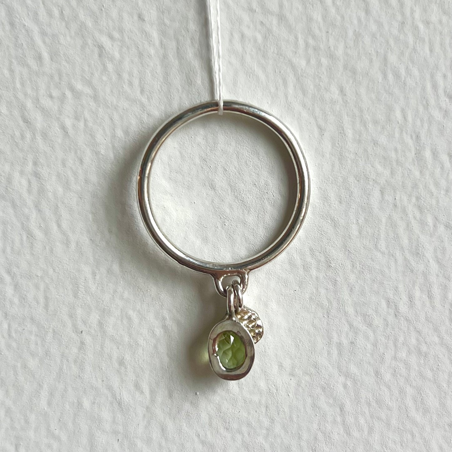 Charm Stacking Ring- Peridot