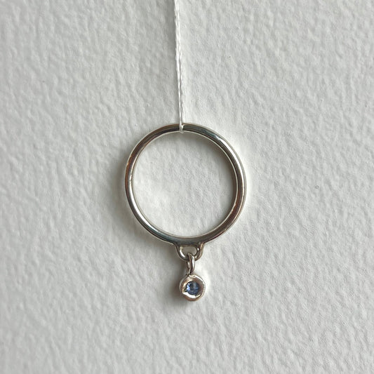 Charm Stacking Ring- Tanzanite