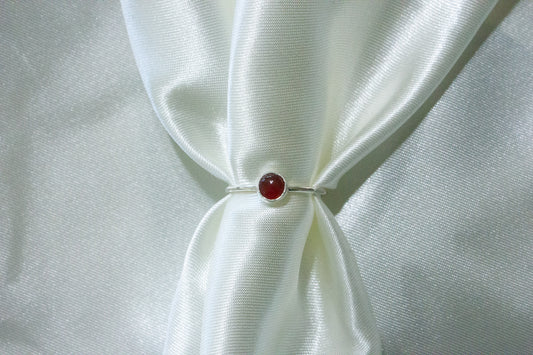 Gemstone Stacking Ring- Carnelian