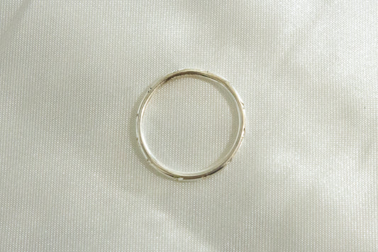 "X" Stacking Ring