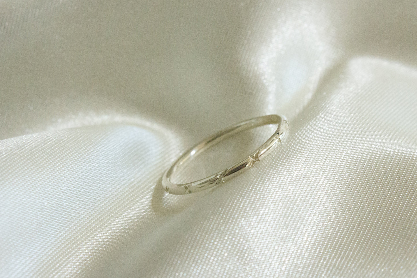 "X" Stacking Ring