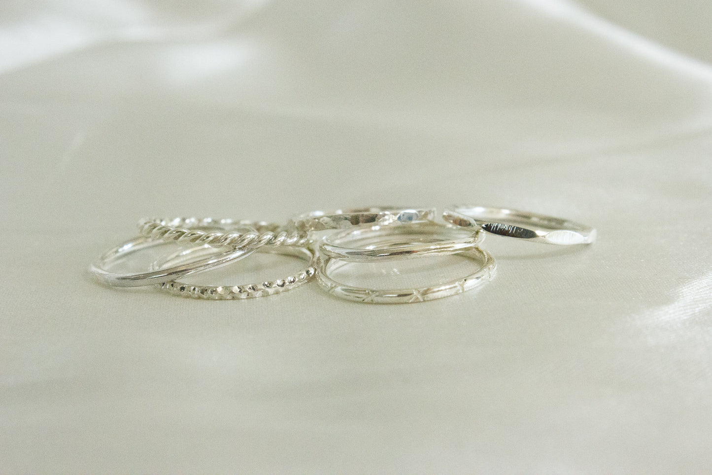 "X" Stacking Ring