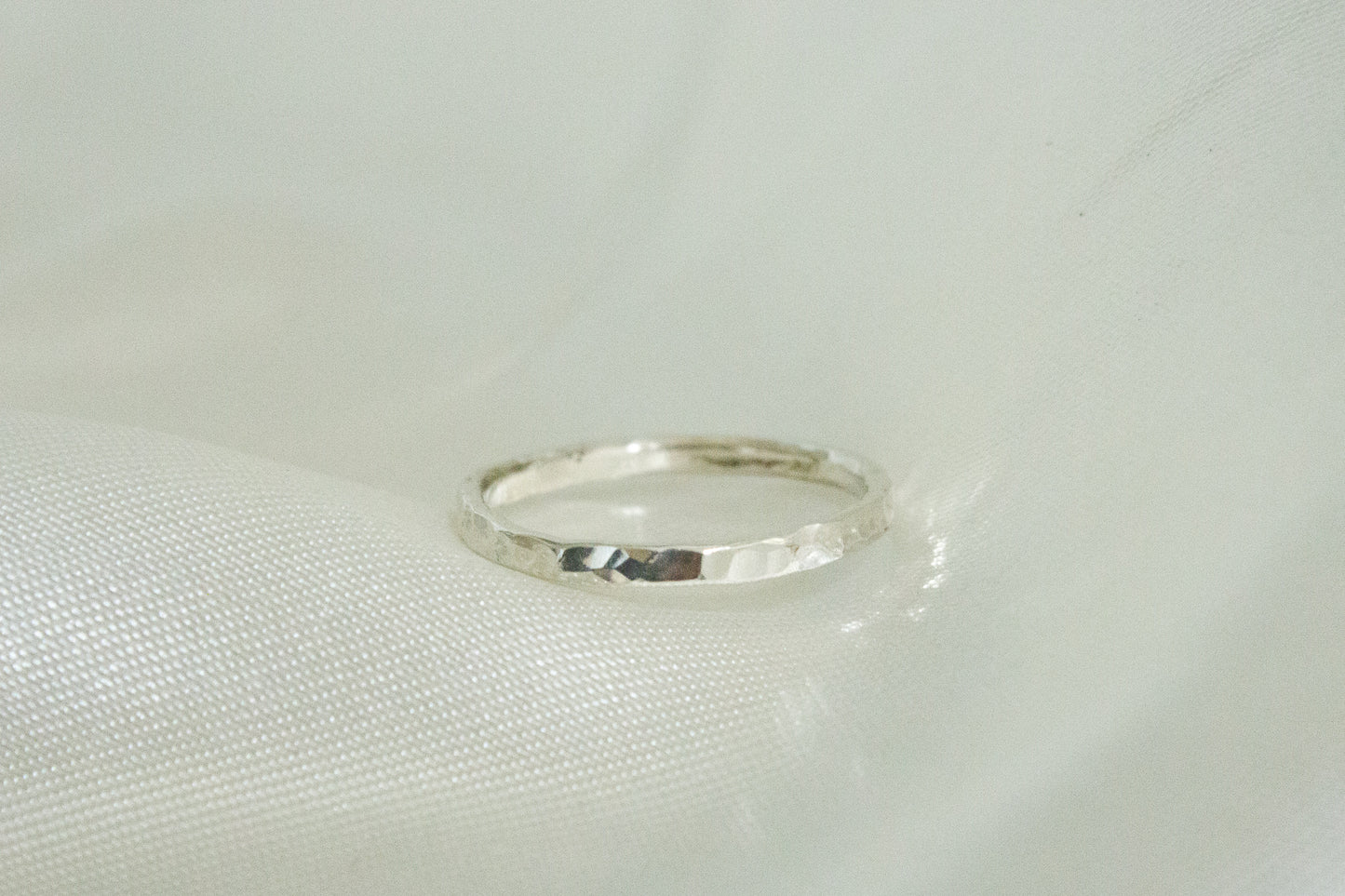 Hammered Stacking Ring
