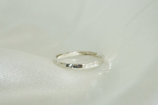 Hammered Stacking Ring